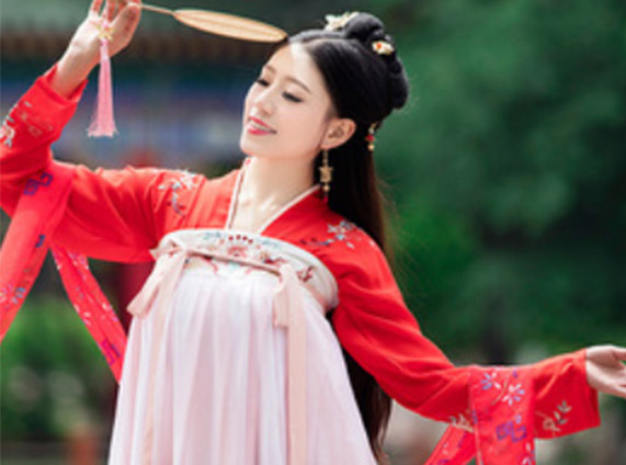 成人汉服女夏季锦鲤汉服中国风古装薄款齐胸襦裙超仙飘逸风表演服